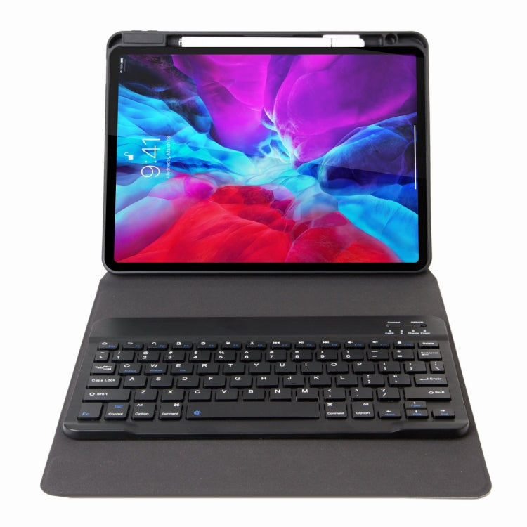 H-109 Bluetooth Keyboard Leather Case with Rear Three-fold Holder For iPad Pro 11 inch 2021 & 2020 & 2018 / Air 2020 10.9(Black) - Universal by PMC TechLife | Online Shopping South Africa | PMC TechLife