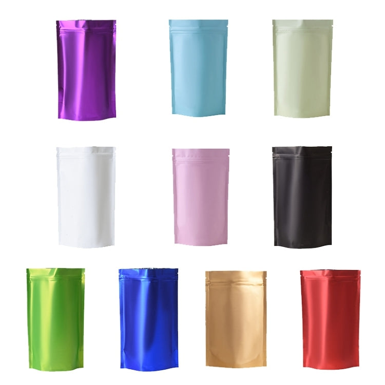 100 PCS/Set Matte Aluminum Foil Snack Stand-up Pouch, Size:8x12+3cm(Pink) - Preservation Supplies by PMC TechLife | Online Shopping South Africa | PMC TechLife | Buy Now Pay Later Mobicred
