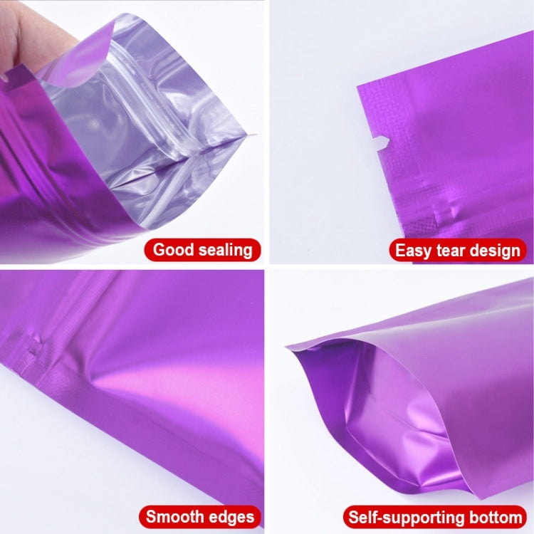100 PCS/Set Matte Aluminum Foil Snack Stand-up Pouch, Size:9x13+3cm(Red) - Preservation Supplies by PMC TechLife | Online Shopping South Africa | PMC TechLife | Buy Now Pay Later Mobicred