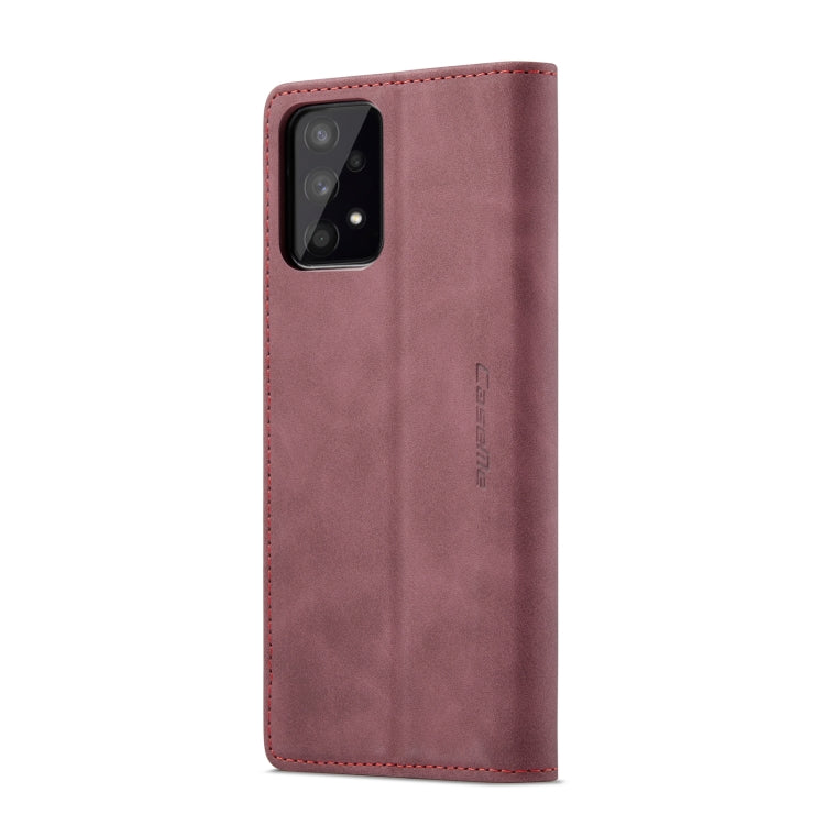 For Samsung Galaxy A53 5G CaseMe 013 Multifunctional Horizontal Flip Leather Phone Case(Wine Red) - free shipping - PMC Jewellery - Order now!