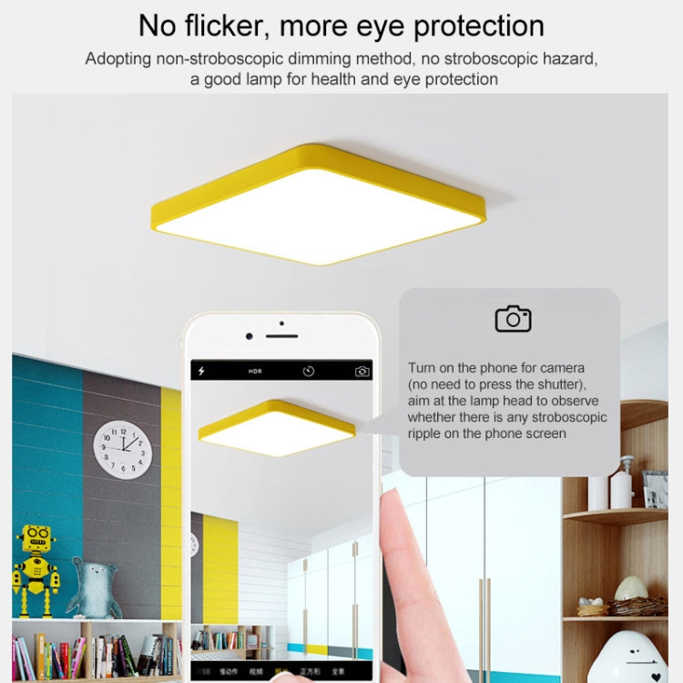 Macaron LED Rectangle Ceiling Lamp, White Light, Size:110x70cm(Black) - free shipping - PMc TechLife - Order now!