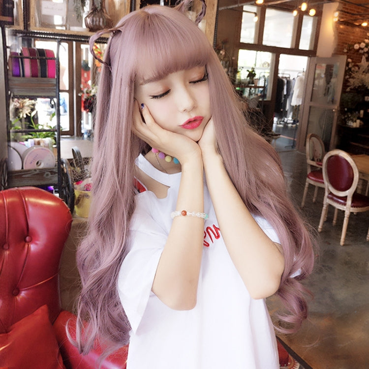 Air Bangs Fluffy Long Curly Hair Wig Rose Net Headgear for Women(Thin Rattan) - free shipping - PMC TechLife - Order now!