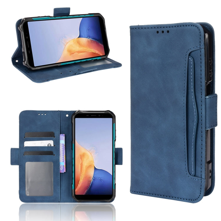 For Ulefone Armor X9 Skin Feel Calf Pattern Leather Phone Case(Blue) - Ulefone Cases by PMC Jewellery | Online Shopping South Africa | PMC Jewellery | Buy Now Pay Later Mobicred