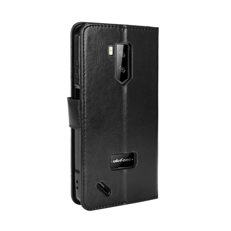 For Ulefone Armor X9 Retro Crazy Horse Texture Leather Phone Case(Black) - Ulefone Cases by PMC Jewellery | Online Shopping South Africa | PMC Jewellery | Buy Now Pay Later Mobicred