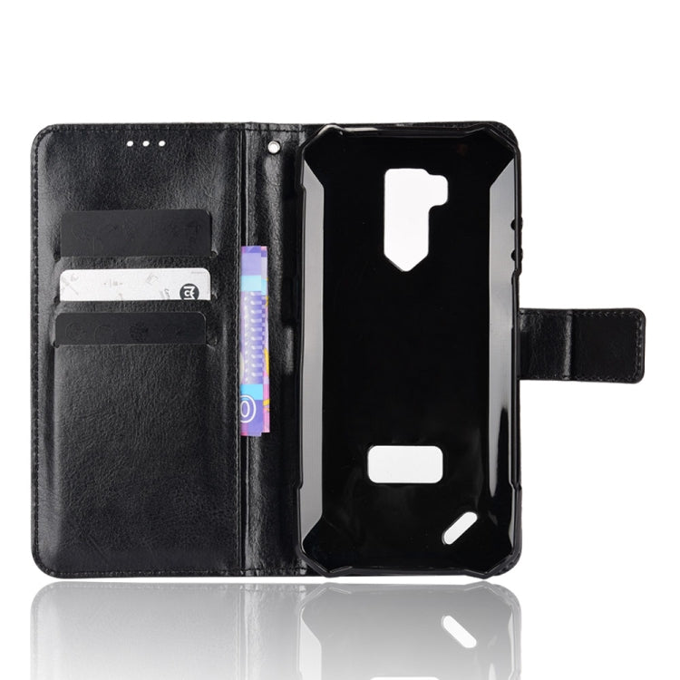 For Ulefone Armor X9 Retro Crazy Horse Texture Leather Phone Case(Black) - Ulefone Cases by PMC Jewellery | Online Shopping South Africa | PMC Jewellery | Buy Now Pay Later Mobicred