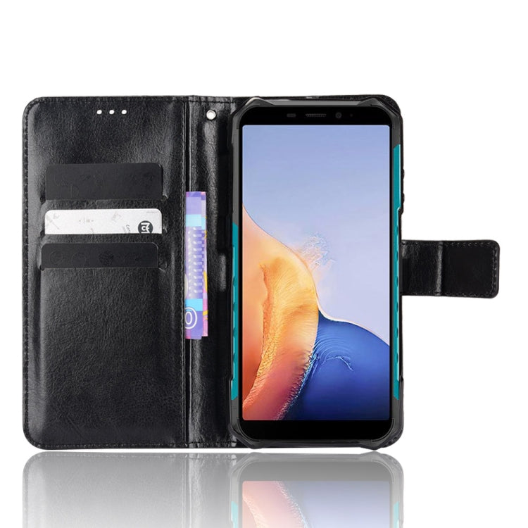 For Ulefone Armor X9 Retro Crazy Horse Texture Leather Phone Case(Black) - Ulefone Cases by PMC Jewellery | Online Shopping South Africa | PMC Jewellery | Buy Now Pay Later Mobicred