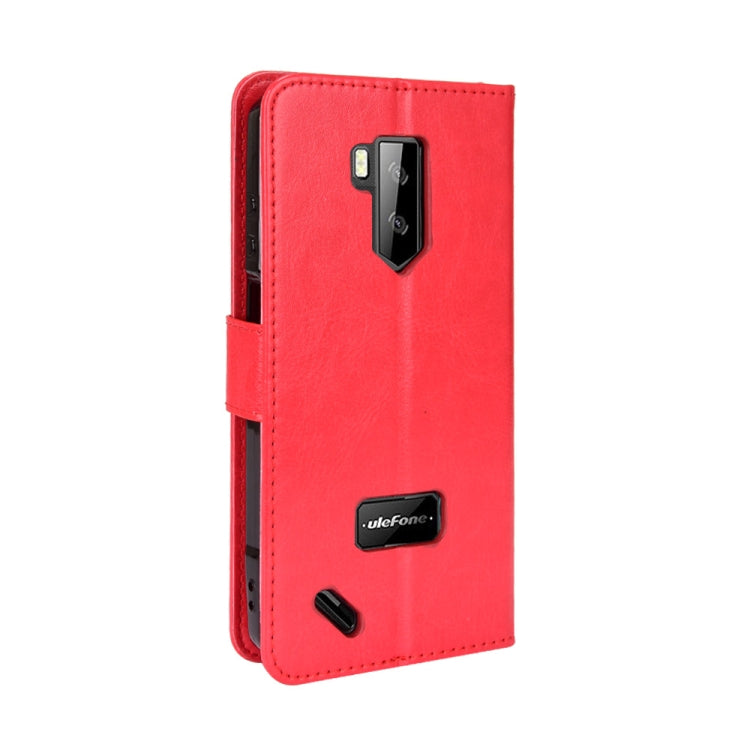 For Ulefone Armor X9 Retro Crazy Horse Texture Leather Phone Case(Red) - Ulefone Cases by PMC Jewellery | Online Shopping South Africa | PMC Jewellery | Buy Now Pay Later Mobicred