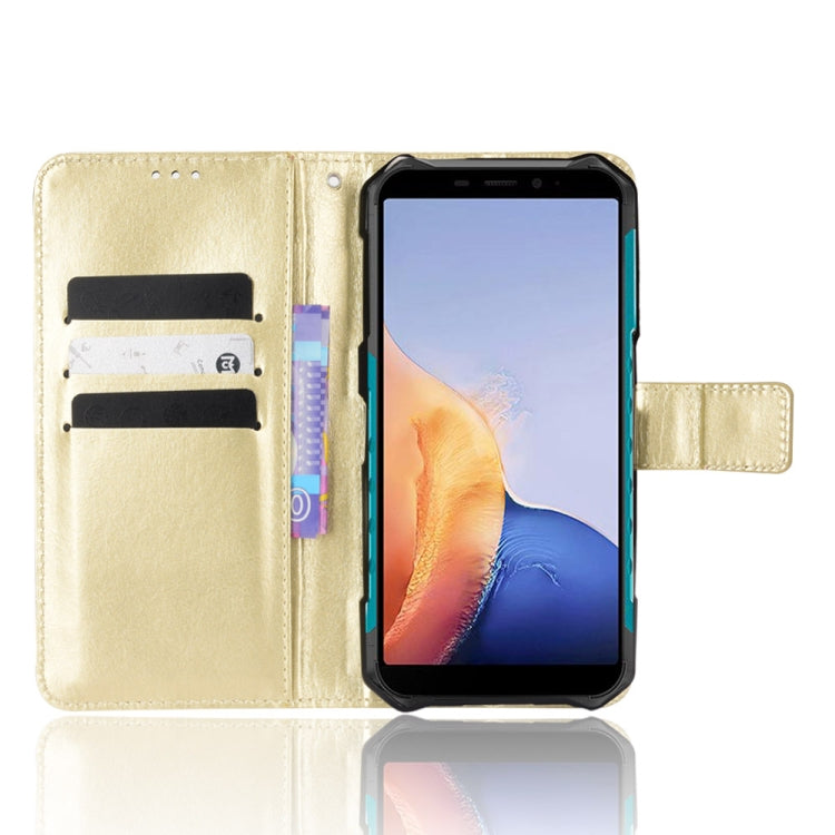 For Ulefone Armor X9 Retro Crazy Horse Texture Leather Phone Case(Gold) - Ulefone Cases by PMC Jewellery | Online Shopping South Africa | PMC Jewellery | Buy Now Pay Later Mobicred