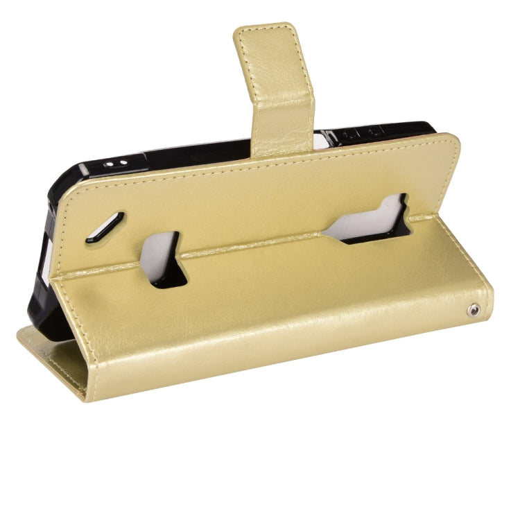 For Ulefone Armor X9 Retro Crazy Horse Texture Leather Phone Case(Gold) - Ulefone Cases by PMC Jewellery | Online Shopping South Africa | PMC Jewellery | Buy Now Pay Later Mobicred