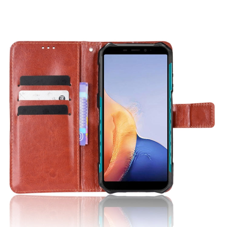 For Ulefone Armor X9 Retro Crazy Horse Texture Leather Phone Case(Brown) - free shipping - PMC Jewellery - Order now!