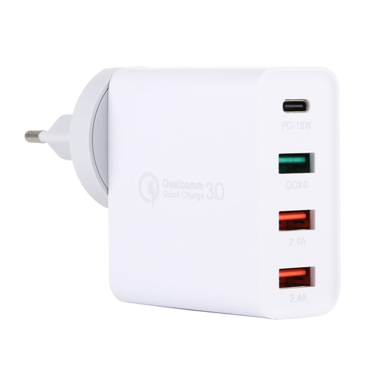 A3 PD 18W USB-C / Type-C + QC3.0 USB + Dual USB Interface Travel Charger - free shipping - PMC Jewellery - Order now!