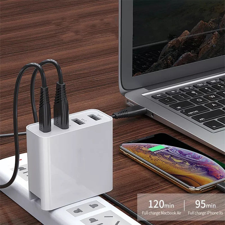 A3 PD 18W USB-C / Type-C + QC3.0 USB + Dual USB Interface Travel Charger - free shipping - PMC Jewellery - Order now!