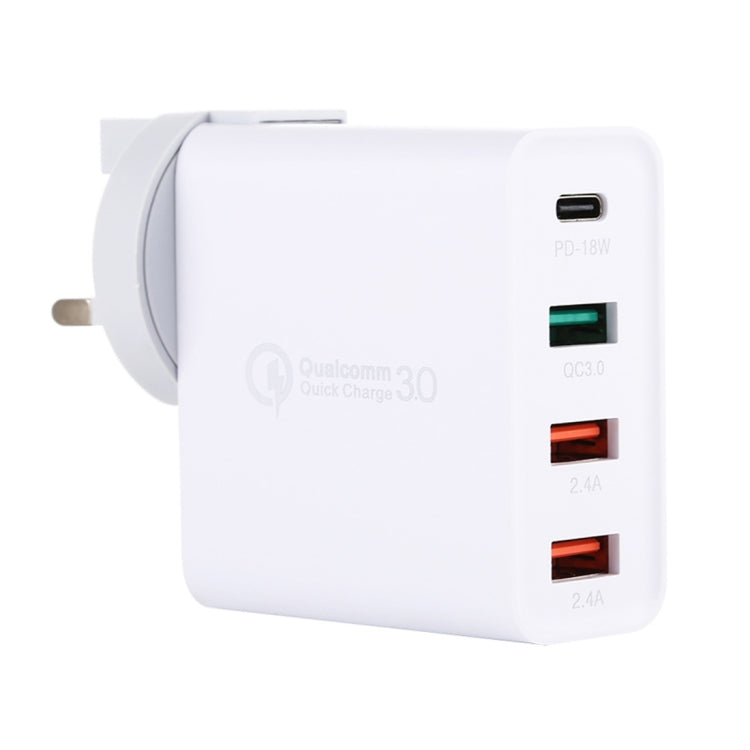 A3 PD 18W USB-C / Type-C + QC3.0 USB + Dual USB Interface Travel Charger - free shipping - PMC Jewellery - Order now!