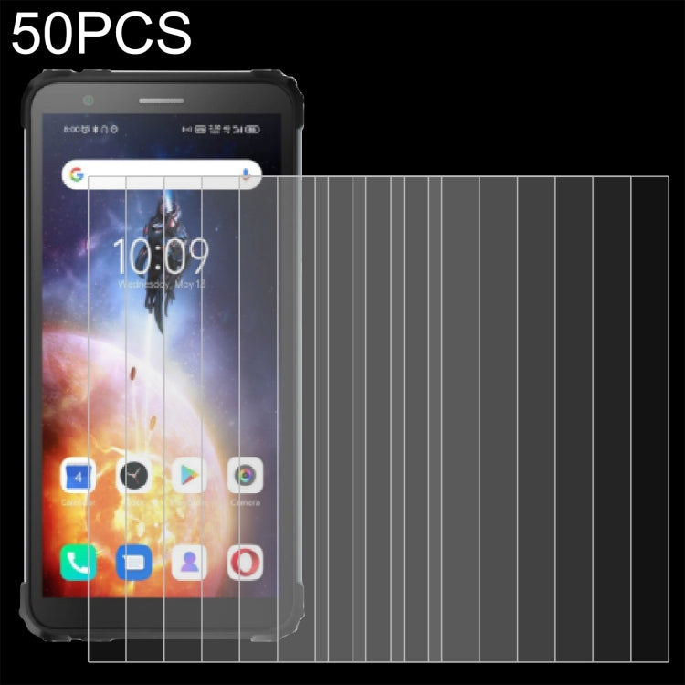 50 PCS 0.26mm 9H 2.5D Tempered Glass Film For Blackview BV6600E - For Blackview by PMC TechLife | Online Shopping South Africa | PMC TechLife