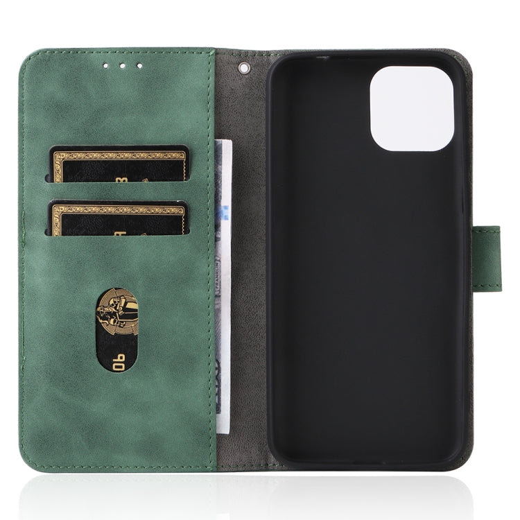 For Ulefone Note 6 Skin Feel Magnetic Flip Leather Phone Case(Green) - Ulefone Cases by PMC Jewellery | Online Shopping South Africa | PMC Jewellery | Buy Now Pay Later Mobicred