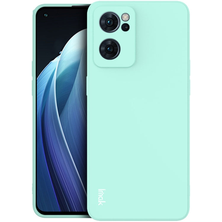 For OPPO Reno7 5G imak UC-4 Series Straight Edge TPU Soft Protective Case(Light Cyan) - OPPO Cases by imak | Online Shopping South Africa | PMC TechLife | Buy Now Pay Later Mobicred