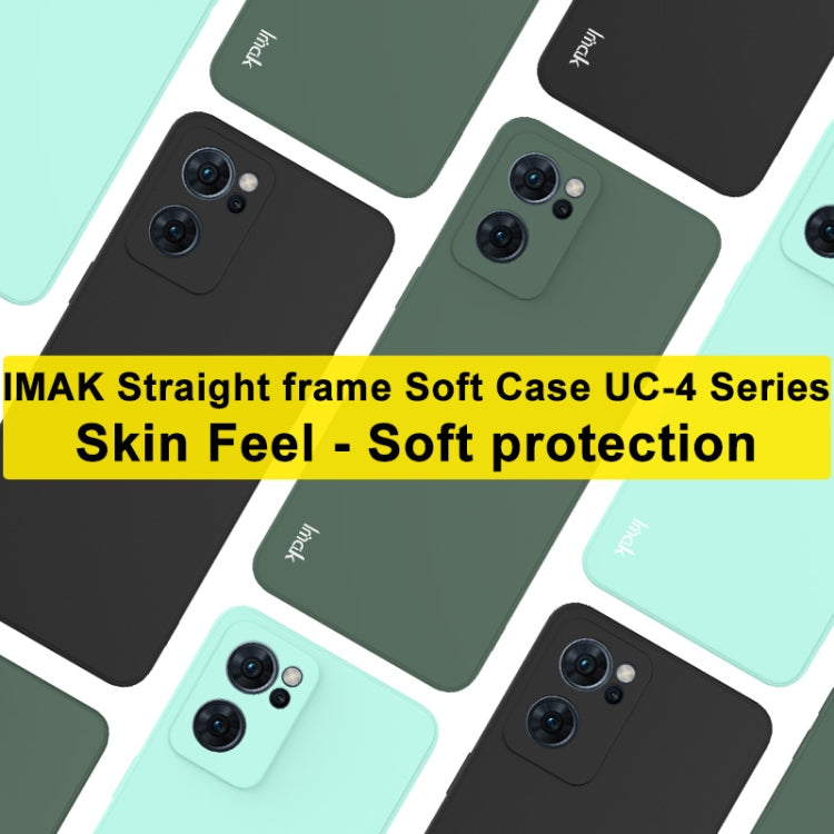 For OPPO Reno7 5G imak UC-4 Series Straight Edge TPU Soft Protective Case(Light Cyan) - OPPO Cases by imak | Online Shopping South Africa | PMC TechLife | Buy Now Pay Later Mobicred