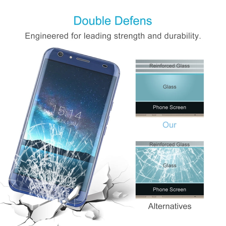 10 PCS 0.26mm 9H 2.5D Tempered Glass Film For Doogee BL5000 - For Doogee by PMC TechLife | Online Shopping South Africa | PMC TechLife | Buy Now Pay Later Mobicred
