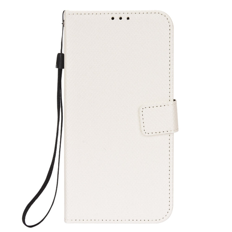 For Ulefone Armor X9 Diamond Texture Leather Phone Case(White) - Ulefone Cases by PMC Jewellery | Online Shopping South Africa | PMC Jewellery | Buy Now Pay Later Mobicred