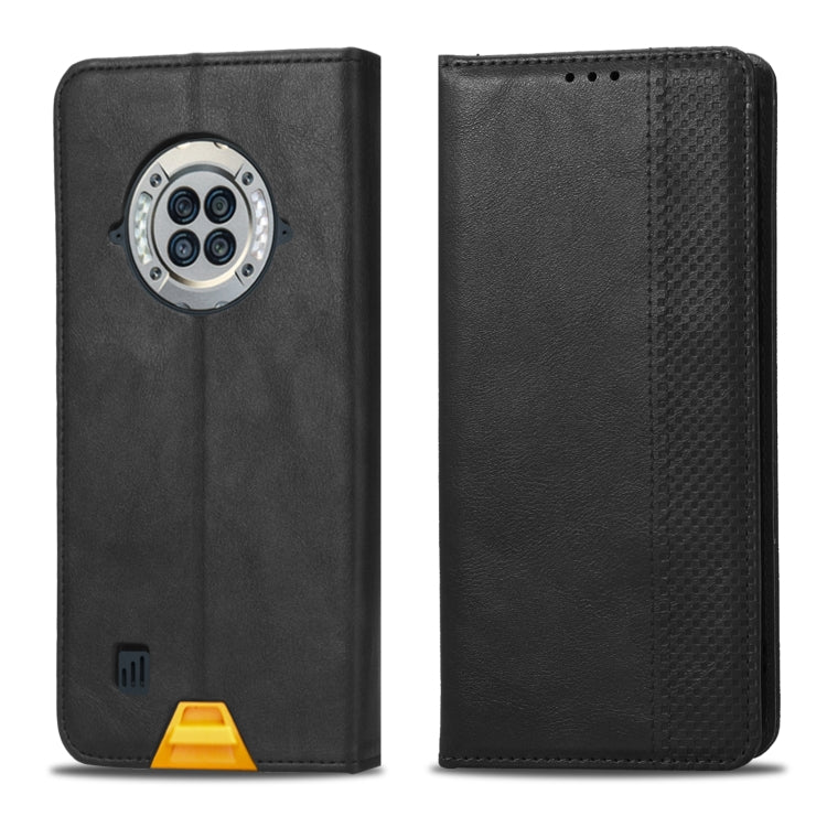 For Doogee S96 Pro Magnetic Buckle Retro Texture Leather Phone Case(Black) - Doogee Cases by PMC TechLife | Online Shopping South Africa | PMC TechLife | Buy Now Pay Later Mobicred