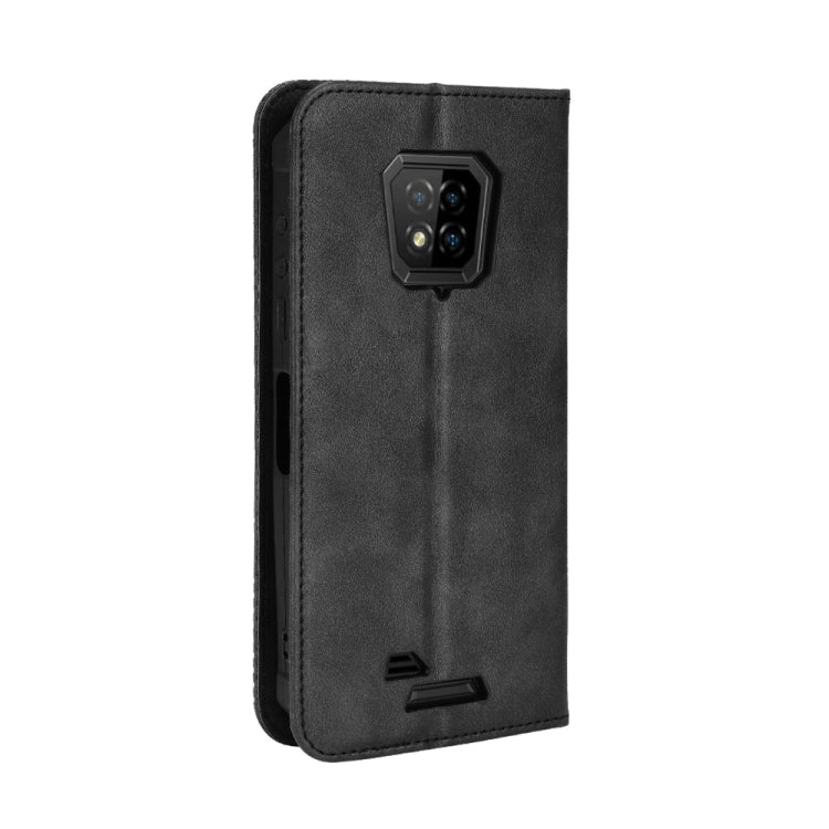 For Ulefone Armor 8 Magnetic Buckle Retro Texture Leather Phone Case(Black) - Ulefone Cases by PMC Jewellery | Online Shopping South Africa | PMC Jewellery | Buy Now Pay Later Mobicred