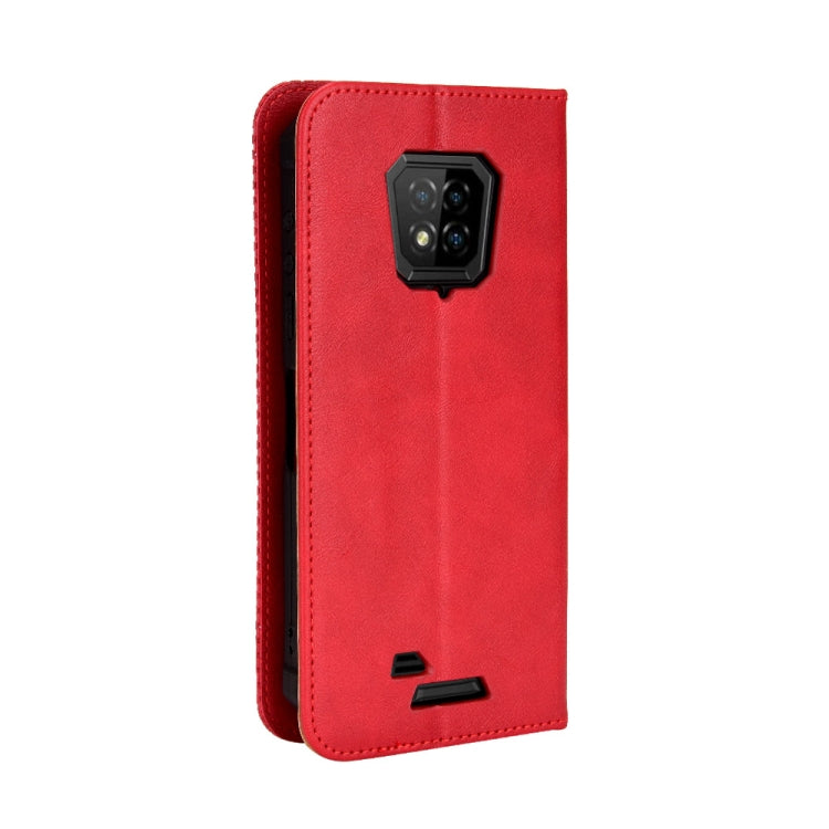 For Ulefone Armor 8 Magnetic Buckle Retro Texture Leather Phone Case(Red) - Ulefone Cases by PMC Jewellery | Online Shopping South Africa | PMC Jewellery | Buy Now Pay Later Mobicred