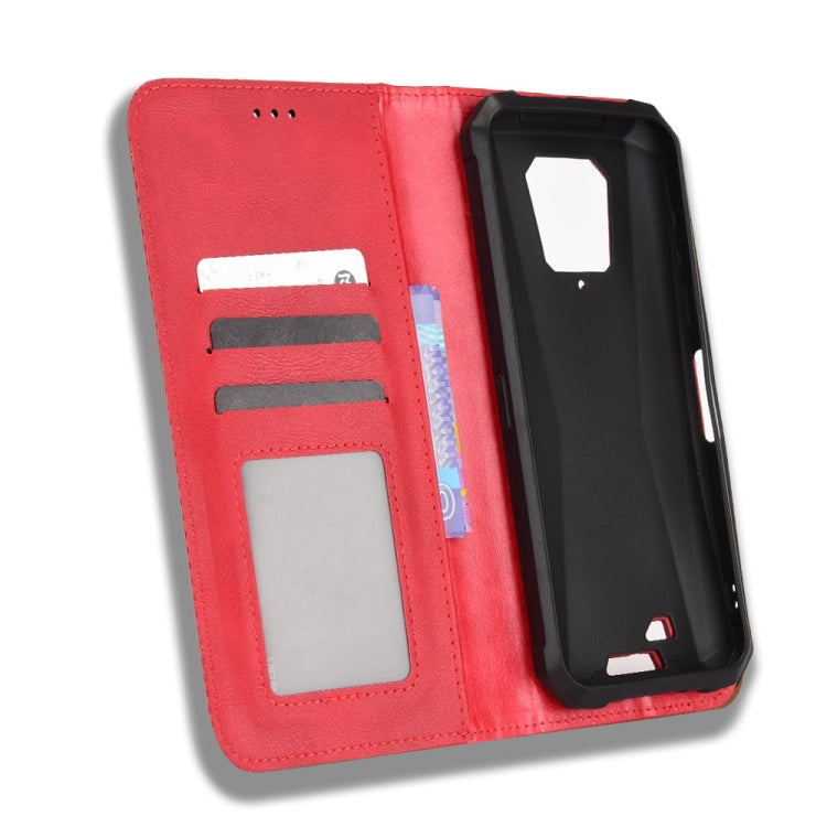For Ulefone Armor 8 Magnetic Buckle Retro Texture Leather Phone Case(Red) - Ulefone Cases by PMC Jewellery | Online Shopping South Africa | PMC Jewellery | Buy Now Pay Later Mobicred