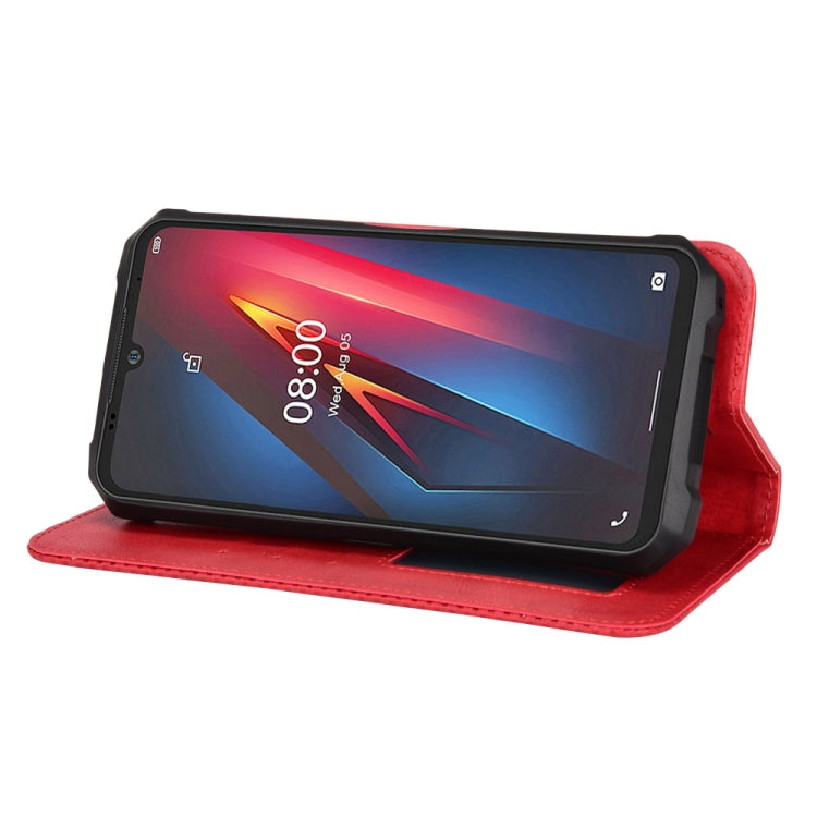 For Ulefone Armor 8 Magnetic Buckle Retro Texture Leather Phone Case(Red) - Ulefone Cases by PMC Jewellery | Online Shopping South Africa | PMC Jewellery | Buy Now Pay Later Mobicred