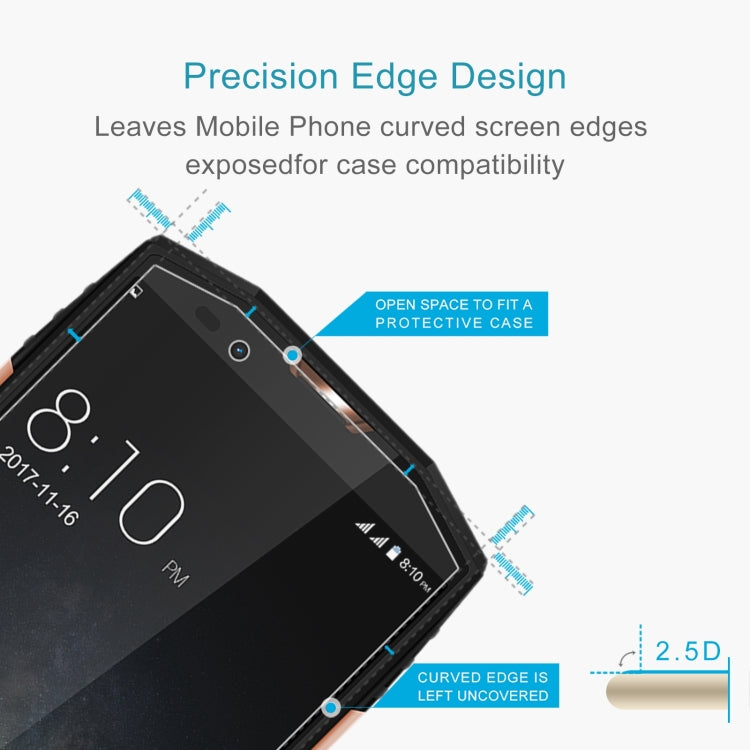 50 PCS 0.26mm 9H 2.5D Tempered Glass Film For Blackview BV9000 - For Blackview by PMC TechLife | Online Shopping South Africa | PMC TechLife | Buy Now Pay Later Mobicred