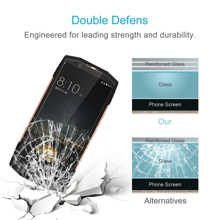 50 PCS 0.26mm 9H 2.5D Tempered Glass Film For Blackview BV9000 - For Blackview by PMC TechLife | Online Shopping South Africa | PMC TechLife | Buy Now Pay Later Mobicred