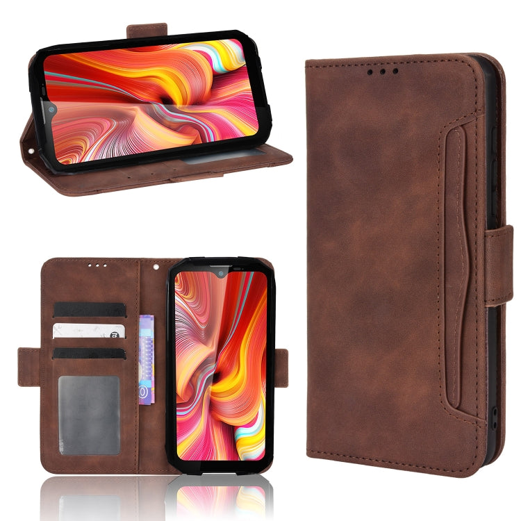 For Doogee S96 Pro Skin Feel Calf Pattern Leather Phone Case(Brown) - Doogee Cases by PMC TechLife | Online Shopping South Africa | PMC TechLife | Buy Now Pay Later Mobicred
