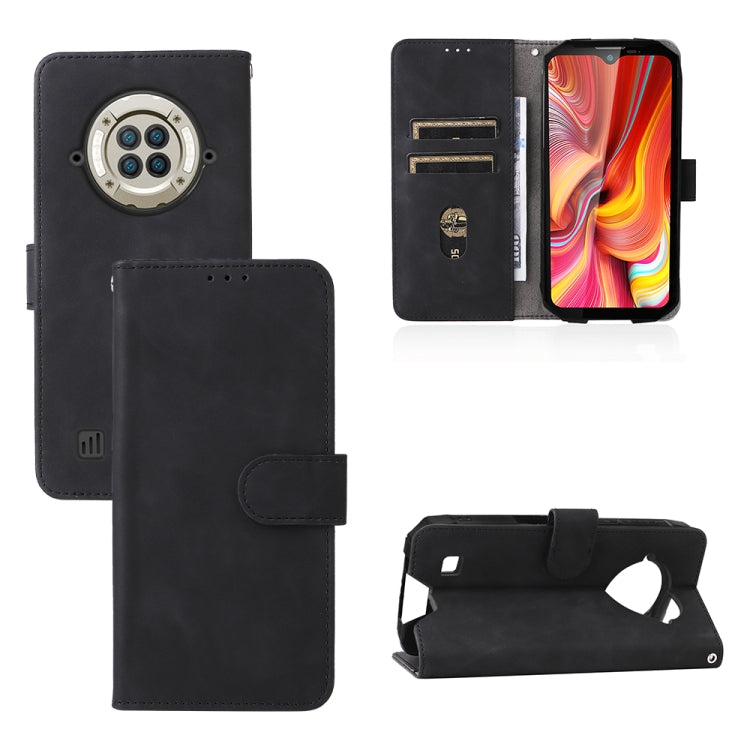 For DOOGEE S96 Pro Skin Feel Magnetic Buckle Calf Texture PU Phone Case(Black) - Doogee Cases by PMC TechLife | Online Shopping South Africa | PMC TechLife | Buy Now Pay Later Mobicred