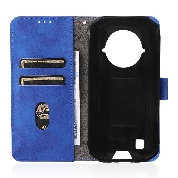 For DOOGEE S96 Pro Skin Feel Magnetic Buckle Calf Texture PU Phone Case(Blue) - Doogee Cases by PMC TechLife | Online Shopping South Africa | PMC TechLife | Buy Now Pay Later Mobicred