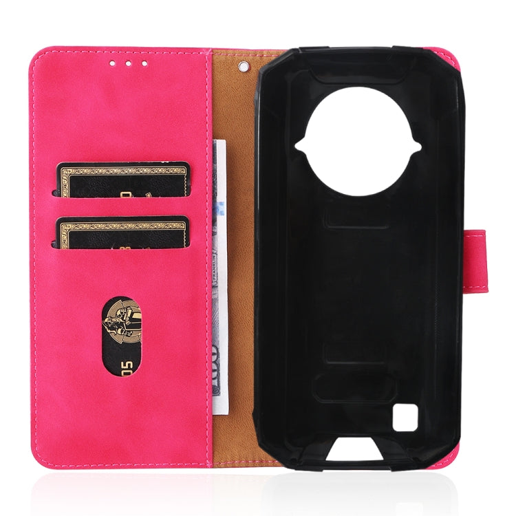 For DOOGEE S96 Pro Skin Feel Magnetic Buckle Calf Texture PU Phone Case(Rose Red) - Doogee Cases by PMC TechLife | Online Shopping South Africa | PMC TechLife | Buy Now Pay Later Mobicred