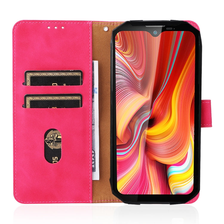 For DOOGEE S96 Pro Skin Feel Magnetic Buckle Calf Texture PU Phone Case(Rose Red) - Doogee Cases by PMC TechLife | Online Shopping South Africa | PMC TechLife | Buy Now Pay Later Mobicred