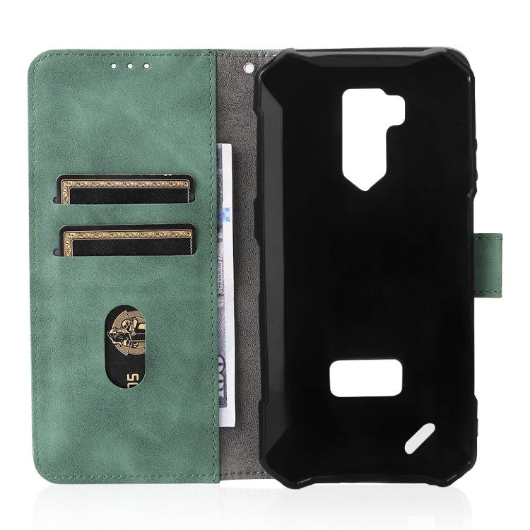 For Ulefone Armor X9 Skin Feel Magnetic Buckle Calf Texture PU Phone Case(Green) - Ulefone Cases by PMC Jewellery | Online Shopping South Africa | PMC Jewellery | Buy Now Pay Later Mobicred