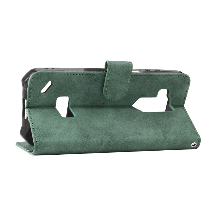 For Ulefone Armor X9 Skin Feel Magnetic Buckle Calf Texture PU Phone Case(Green) - Ulefone Cases by PMC Jewellery | Online Shopping South Africa | PMC Jewellery | Buy Now Pay Later Mobicred