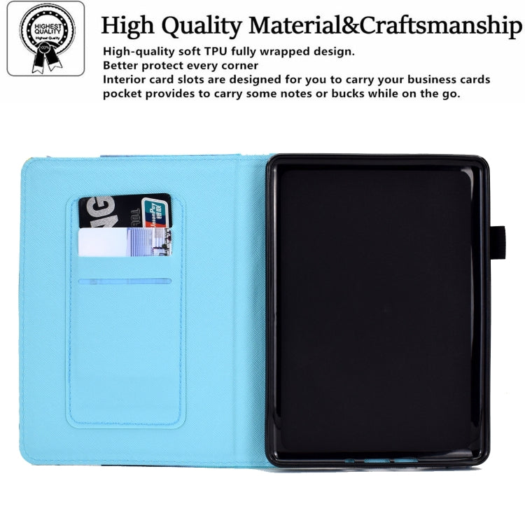 For Amazon Kindle Paperwhite 5 Sewing Pen Slot Leather Tablet Case(Night Wolf) - Amazon by PMC TechLife | Online Shopping South Africa | PMC TechLife