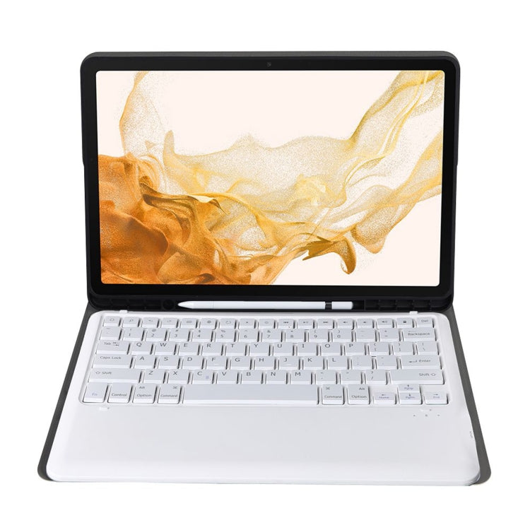 A800B Split Bluetooth Keyboard Leather Case with Holder & Pen Slot For Samsung Galaxy Tab S8+ X800(Rose Gold) - Samsung Keyboard by PMC TechLife | Online Shopping South Africa | PMC TechLife