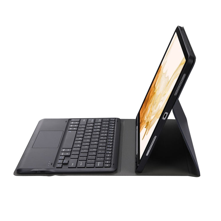 A800B-A Split Bluetooth Keyboard Leather Case with Holder & Pen Slot & Touchpad For Samsung Galaxy Tab S8+ X800(Blue) - free shipping - PMC TechLife - Order now!