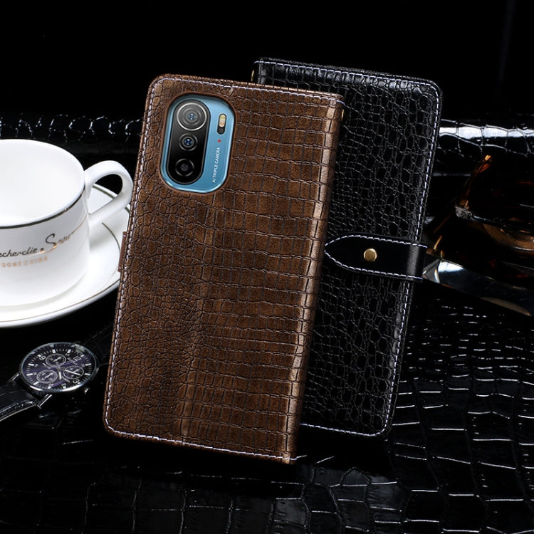 For Ulefone Note 13P idewei Crocodile Texture Horizontal Flip Phone Leather Phone Case(Black) - free shipping - PMC Jewellery - Order now!