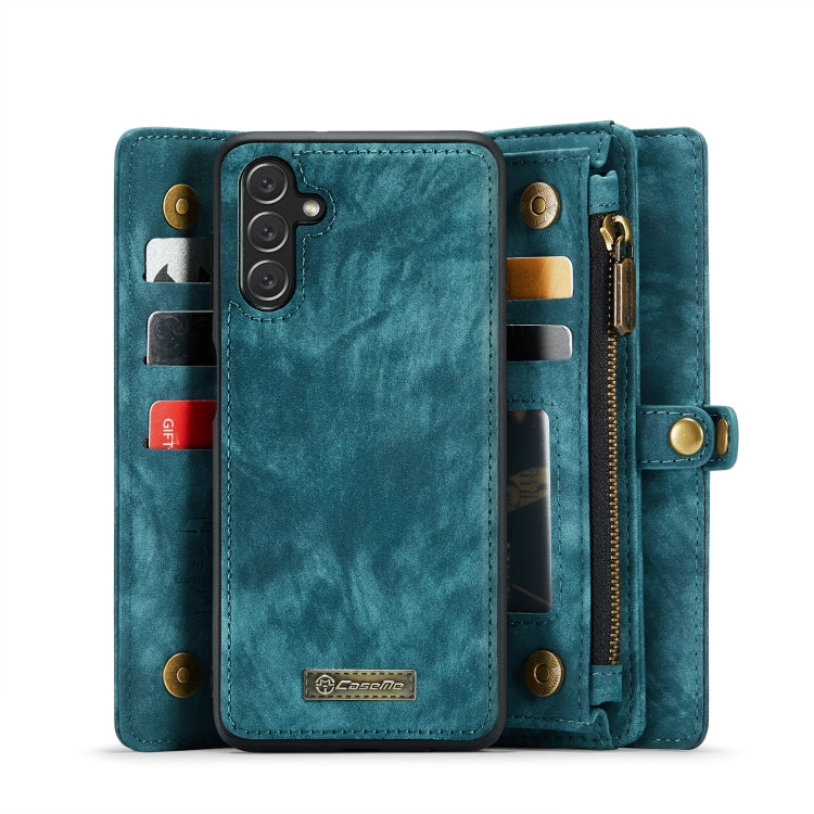 For Samsung Galaxy A13 5G CaseMe-008 Detachable Multifunctional Horizontal Flip Leather Case(Green) - free shipping - PMC Jewellery - Order now!