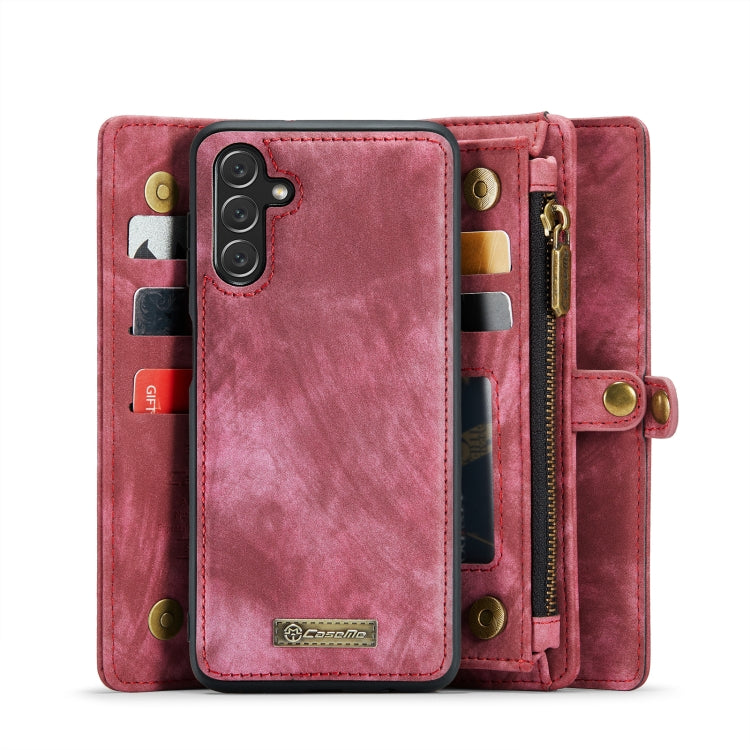 For Samsung Galaxy A13 5G CaseMe-008 Detachable Multifunctional Horizontal Flip Leather Case(Red) - Galaxy Phone Cases by CaseMe | Online Shopping South Africa | PMC Jewellery | Buy Now Pay Later Mobicred