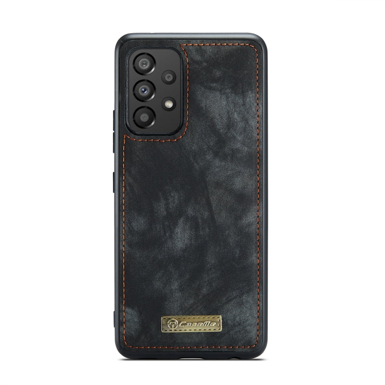 For Samsung Galaxy A53 5G CaseMe-008 Detachable Multifunctional Horizontal Flip Leather Case(Black) - free shipping - PMC Jewellery - Order now!
