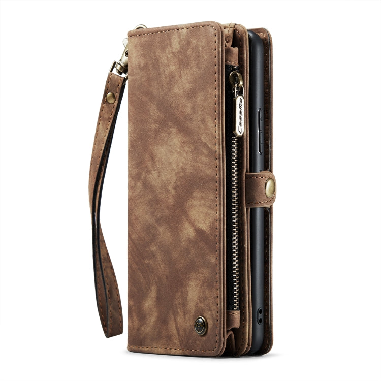 For Samsung Galaxy A53 5G CaseMe-008 Detachable Multifunctional Horizontal Flip Leather Case(Brown) - free shipping - PMC Jewellery - Order now!