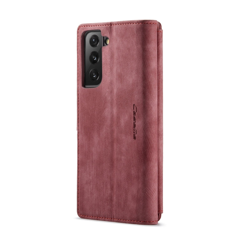 For Samsung Galaxy S22 5G CaseMe C30 Multifunctional Phone Leather Case with Holder & Card Slot & Wallet(Red) - free shipping - PMC Jewellery - Order now!