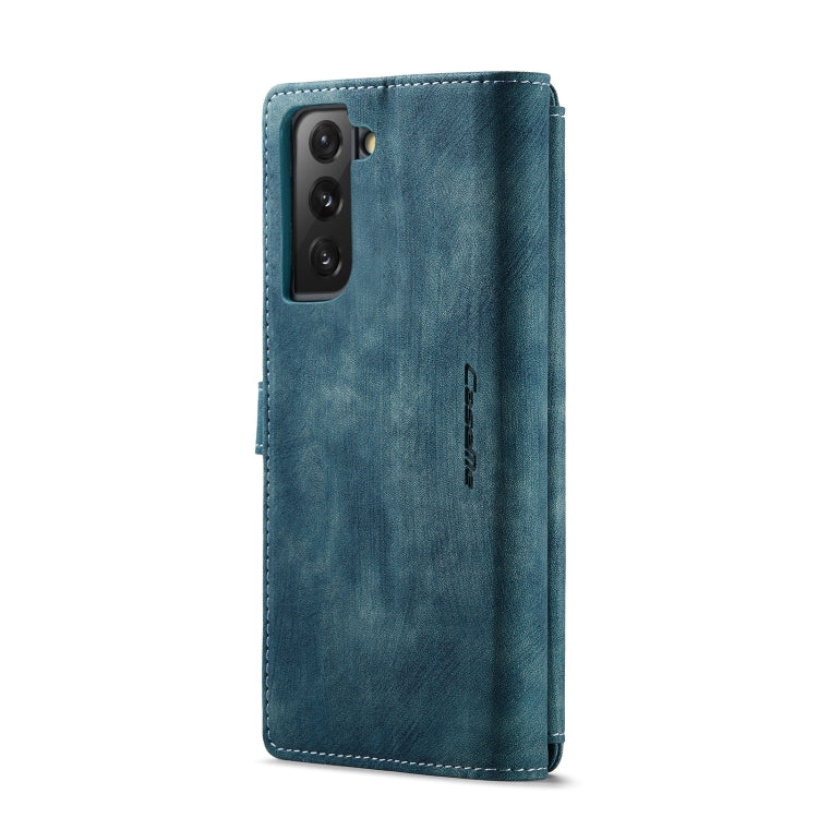 For Samsung Galaxy S22 5G CaseMe C30 Multifunctional Phone Leather Case with Holder & Card Slot & Wallet(Blue) - free shipping - PMC Jewellery - Order now!