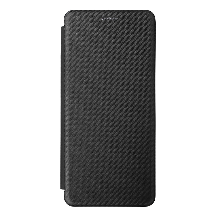 For Ulefone Note 12P Carbon Fiber Texture Horizontal Flip PU Phone Case(Black) - Ulefone Cases by PMC Jewellery | Online Shopping South Africa | PMC Jewellery | Buy Now Pay Later Mobicred