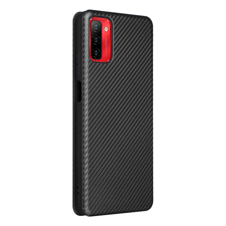 For Ulefone Note 12P Carbon Fiber Texture Horizontal Flip PU Phone Case(Black) - Ulefone Cases by PMC Jewellery | Online Shopping South Africa | PMC Jewellery | Buy Now Pay Later Mobicred
