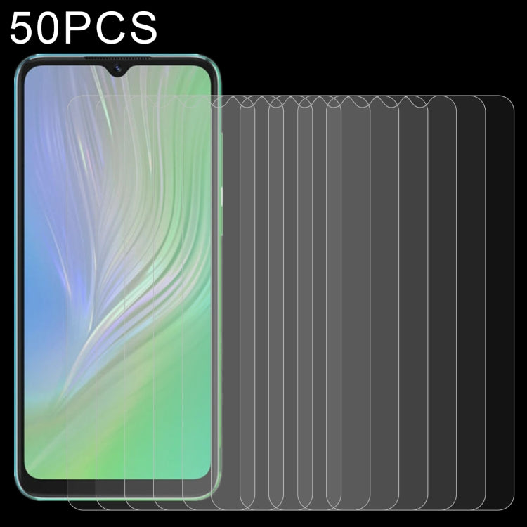 50 PCS 0.26mm 9H 2.5D Tempered Glass Film For Blackview A55 - For Blackview by PMC TechLife | Online Shopping South Africa | PMC TechLife